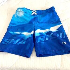 lOP Shark Swim Trunks XS 4/5.